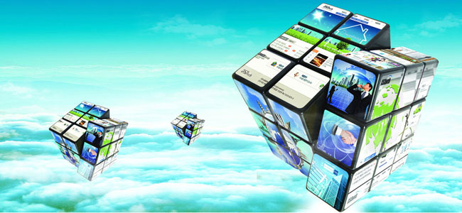 帶圖片的幾個(gè)魔方，代表了創(chuàng)意。